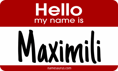 Hello my name is Maximili png download