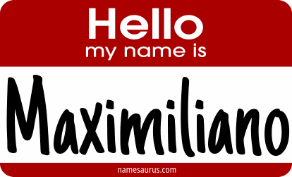 Hello my name is Maximiliano png download