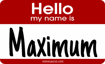 Hello my name is Maximum png download