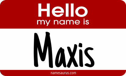 Hello my name is Maxis png download