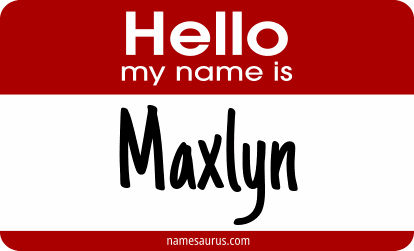 Hello my name is Maxlyn png download