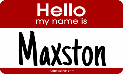 Hello my name is Maxston png download
