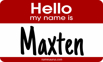 Hello my name is Maxten png download