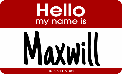 Hello my name is Maxwill png download
