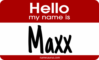 Hello my name is Maxx png download