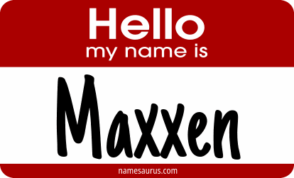 Hello my name is Maxxen png download