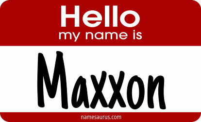 Hello my name is Maxxon png download
