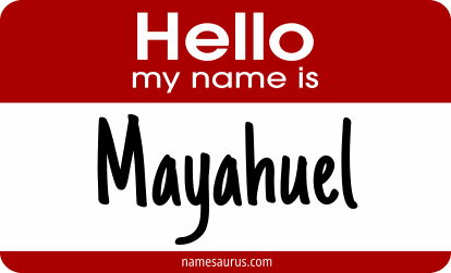 Hello my name is Mayahuel png download