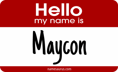 Hello my name is Maycon png download