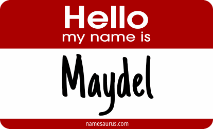 Hello my name is Maydel png download