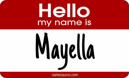 Hello my name is Mayella png download