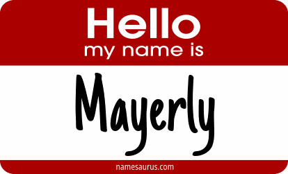 Hello my name is Mayerly png download