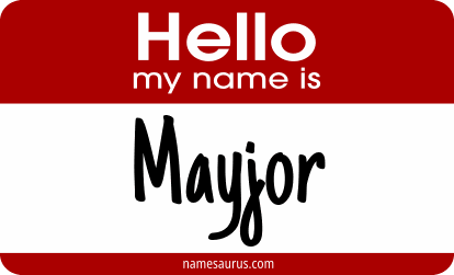 Hello my name is Mayjor png download