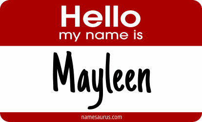 Hello my name is Mayleen png download