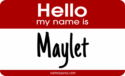 Hello my name is Maylet png download