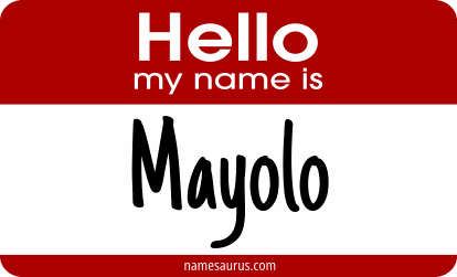 Hello my name is Mayolo png download