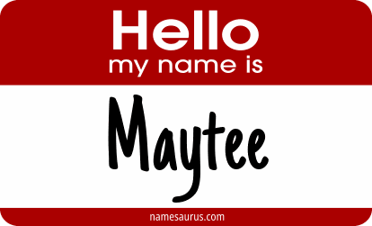 Hello my name is Maytee png download