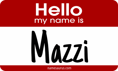 Hello my name is Mazzi png download