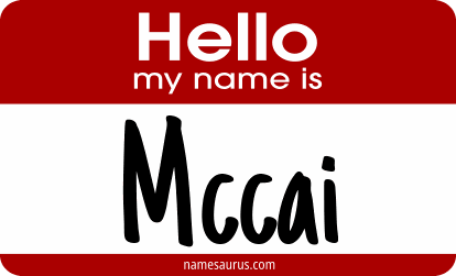 Hello my name is Mccai png download