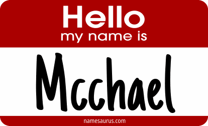 Hello my name is Mcchael png download