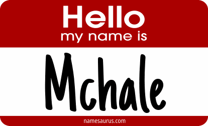 Hello my name is Mchale png download