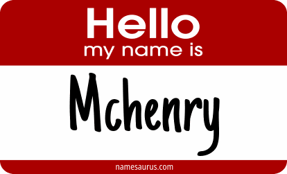 Hello my name is Mchenry png download