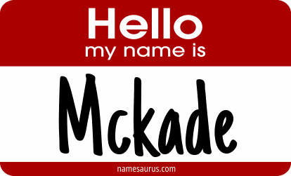 Hello my name is Mckade png download