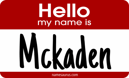 Hello my name is Mckaden png download