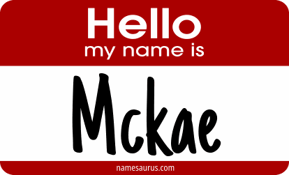 Hello my name is Mckae png download