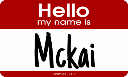 Hello my name is Mckai png download
