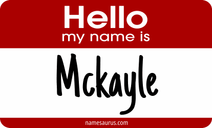 Hello my name is Mckayle png download