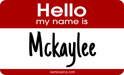 Hello my name is Mckaylee png download