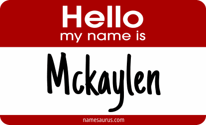 Hello my name is Mckaylen png download