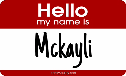 Hello my name is Mckayli png download