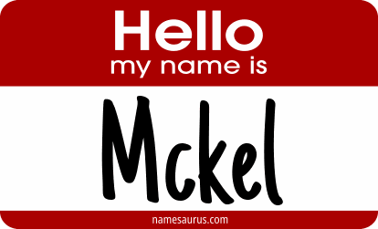 Hello my name is Mckel png download