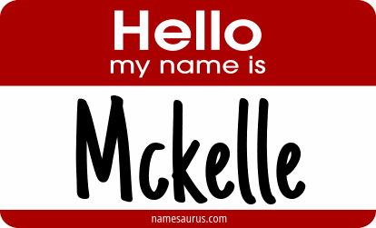 Hello my name is Mckelle png download