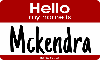 Hello my name is Mckendra png download