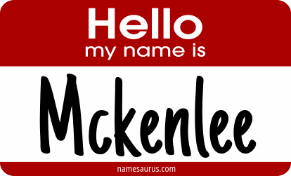Hello my name is Mckenlee png download