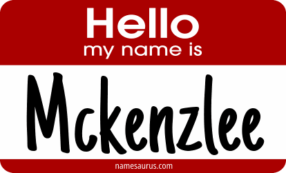 Hello my name is Mckenzlee png download