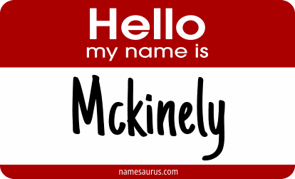 Hello my name is Mckinely png download