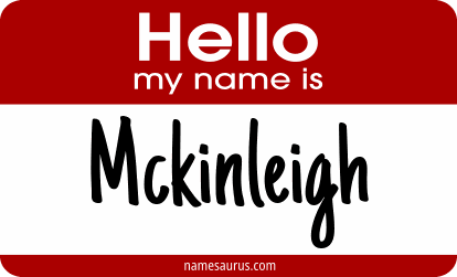 Hello my name is Mckinleigh png download