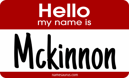 Hello my name is Mckinnon png download