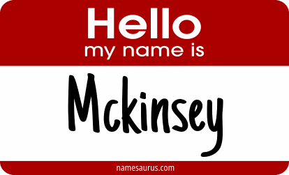 Hello my name is Mckinsey png download