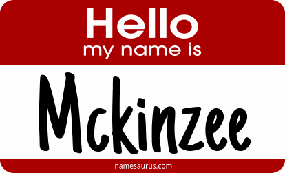 Hello my name is Mckinzee png download