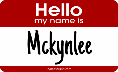 Hello my name is Mckynlee png download