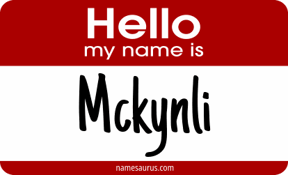 Hello my name is Mckynli png download