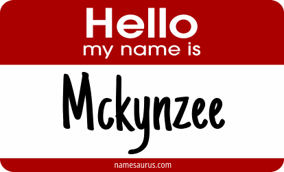 Hello my name is Mckynzee png download
