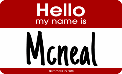 Hello my name is Mcneal png download