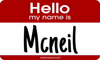 Hello my name is McNeil png download