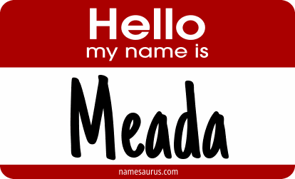 Hello my name is Meada png download